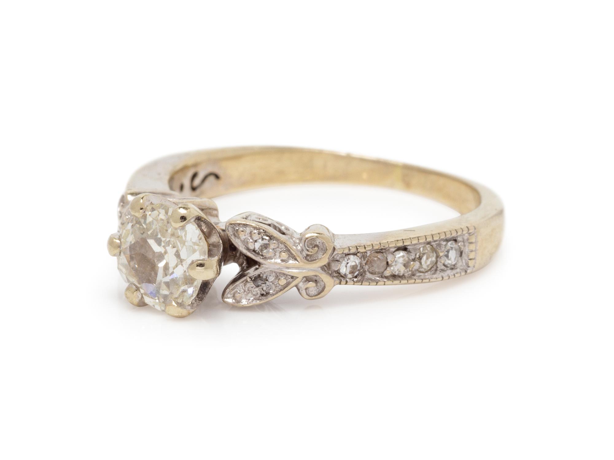 A White Gold and Diamond Ring,