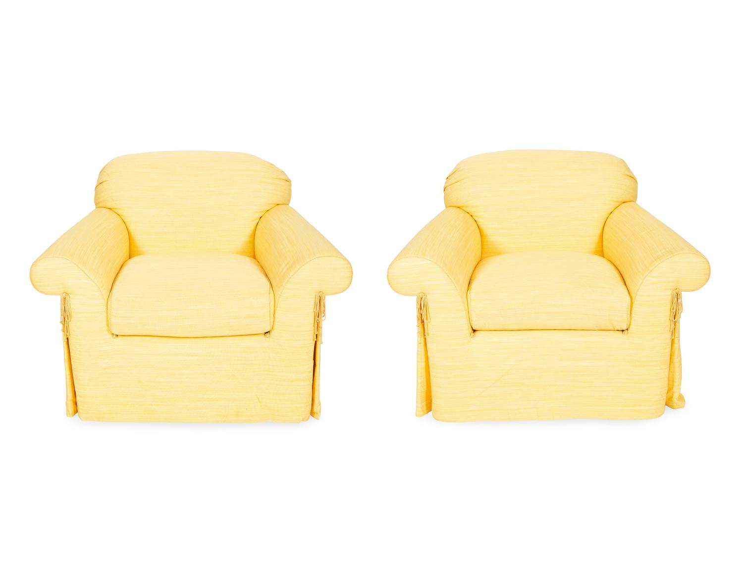 A Pair of J. Robert Scott Club Chairs