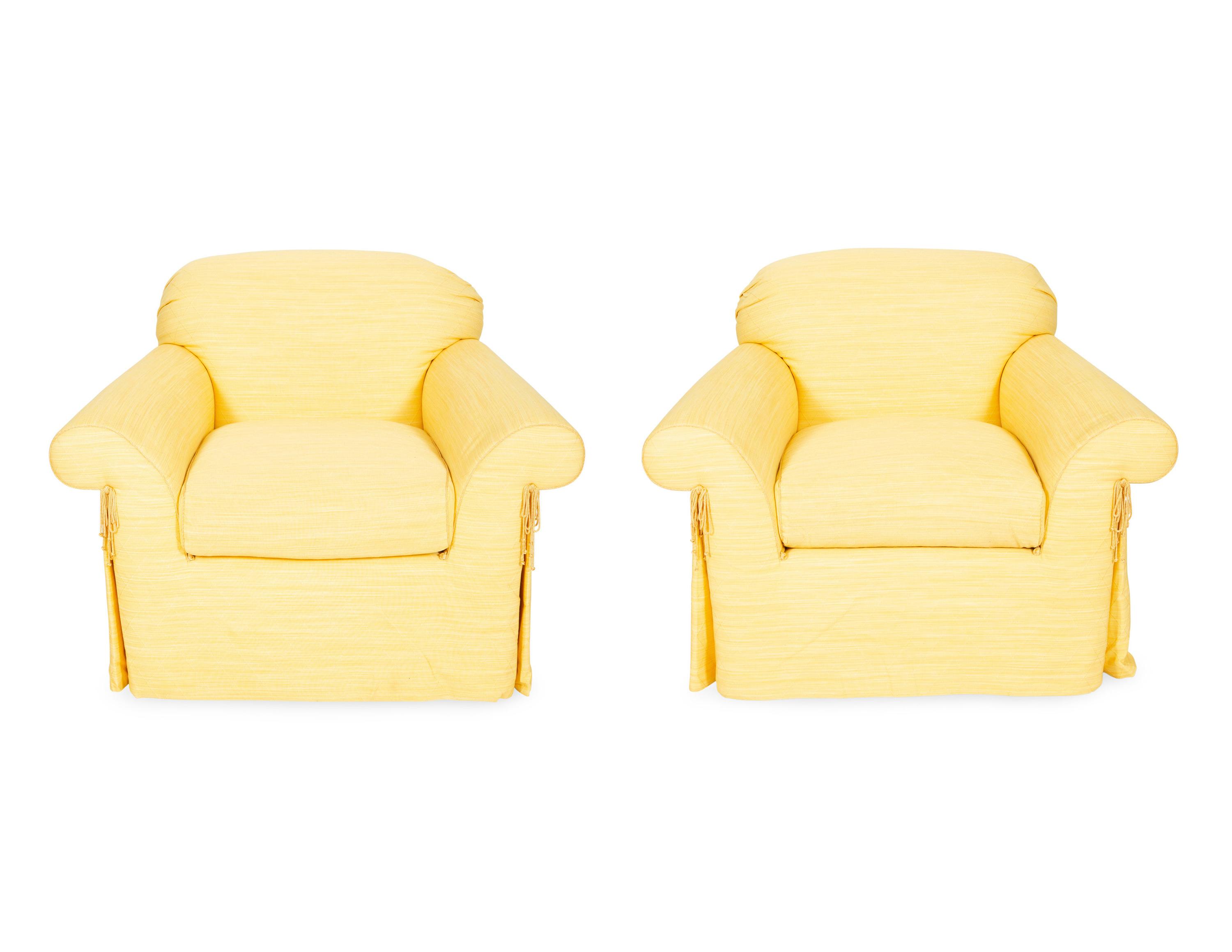 A Pair of J. Robert Scott Club Chairs