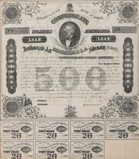 [CIVIL WAR]. A group of 11 Confederate bonds, incl. $500 and $1000 examples.