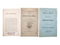 [SLAVERY, ABOLITION & EMANCIPATION]. A group of 40 antebellum and Civil War-era pamphlets on enslavement, abolition, emancipation, and colonization, comprising: