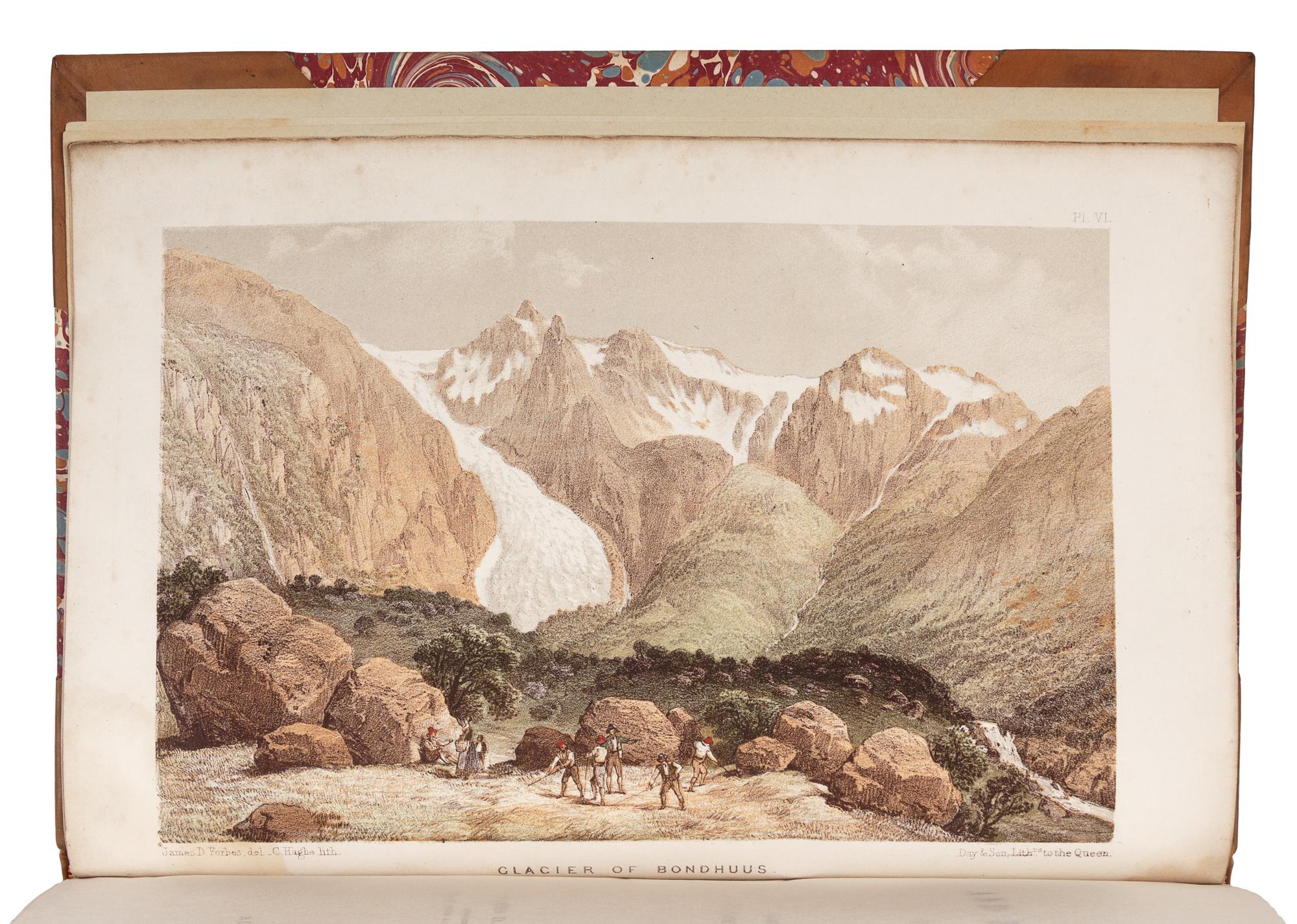 FORBES, James David (1809-1868). Norway and Its Glaciers Visited in 1851; followed by Journals of Excursions in the High Alps of Dauphi