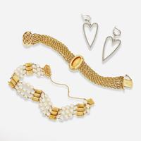 A Collection of Gold and Gemstone Jewelry