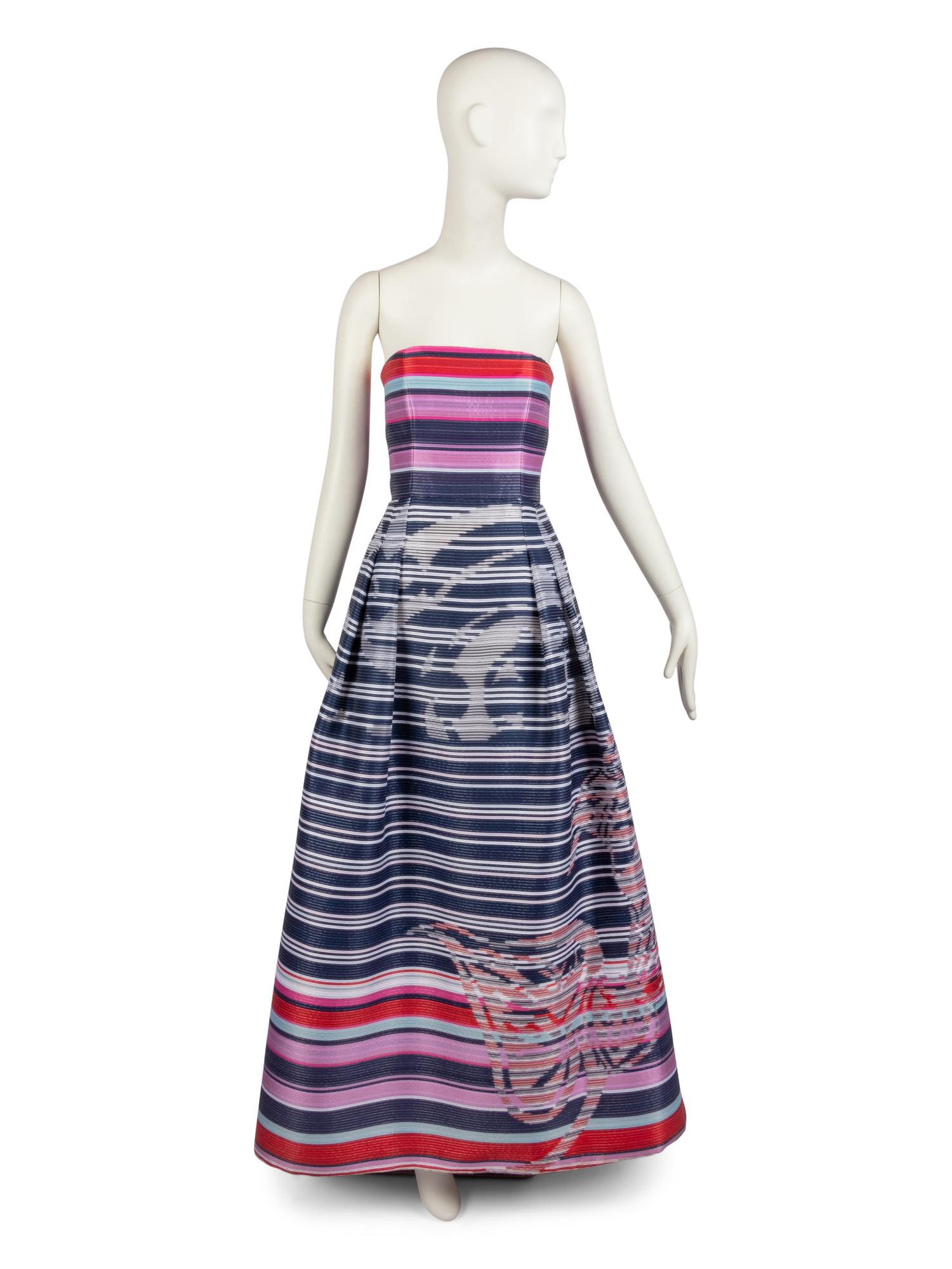Carolina Herrera Strapless Gown, 2000s