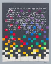 Yaacov Agam, (Israeli, b. 1928), Ben Gurion (folio containing 10 color silkscreens; each signed and numbered 154/540 in pencil to margi
