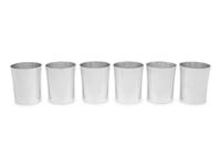 A Set of Six Mexican Silver Julep Cups