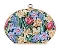 Judith Leiber Floral Motif Minaudière