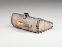 An Early Incised and Cobalt Decorated Stoneware Foot Warmer