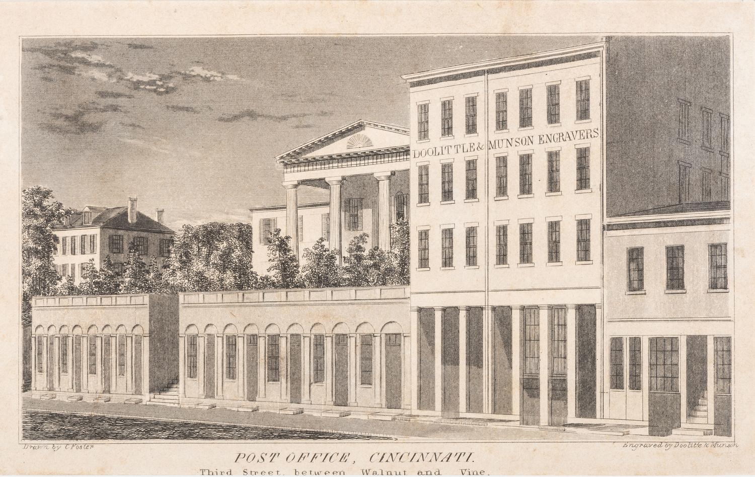 Six Cincinnati Engravings by Doolittle & Munson