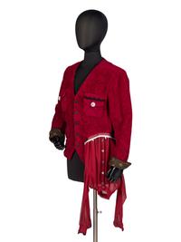 Undercover Red Terry Cloth "Monster" Jacket