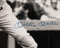 An Exceptional Mickey Mantle Signed Autograph Large Format Photograph (Beckett Authentication Services)
