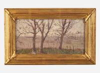Arthur B. Davies (American, 1862–1928) - A Group of Three Landscape Scenes