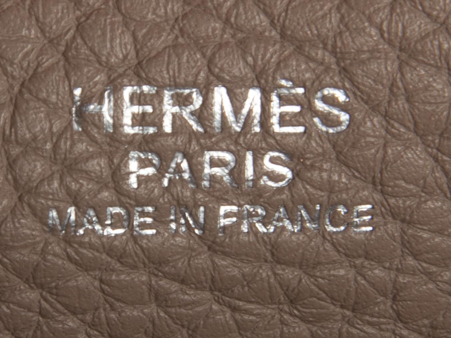 Hermès Atlas Weekender in Etoupe Togo Leather