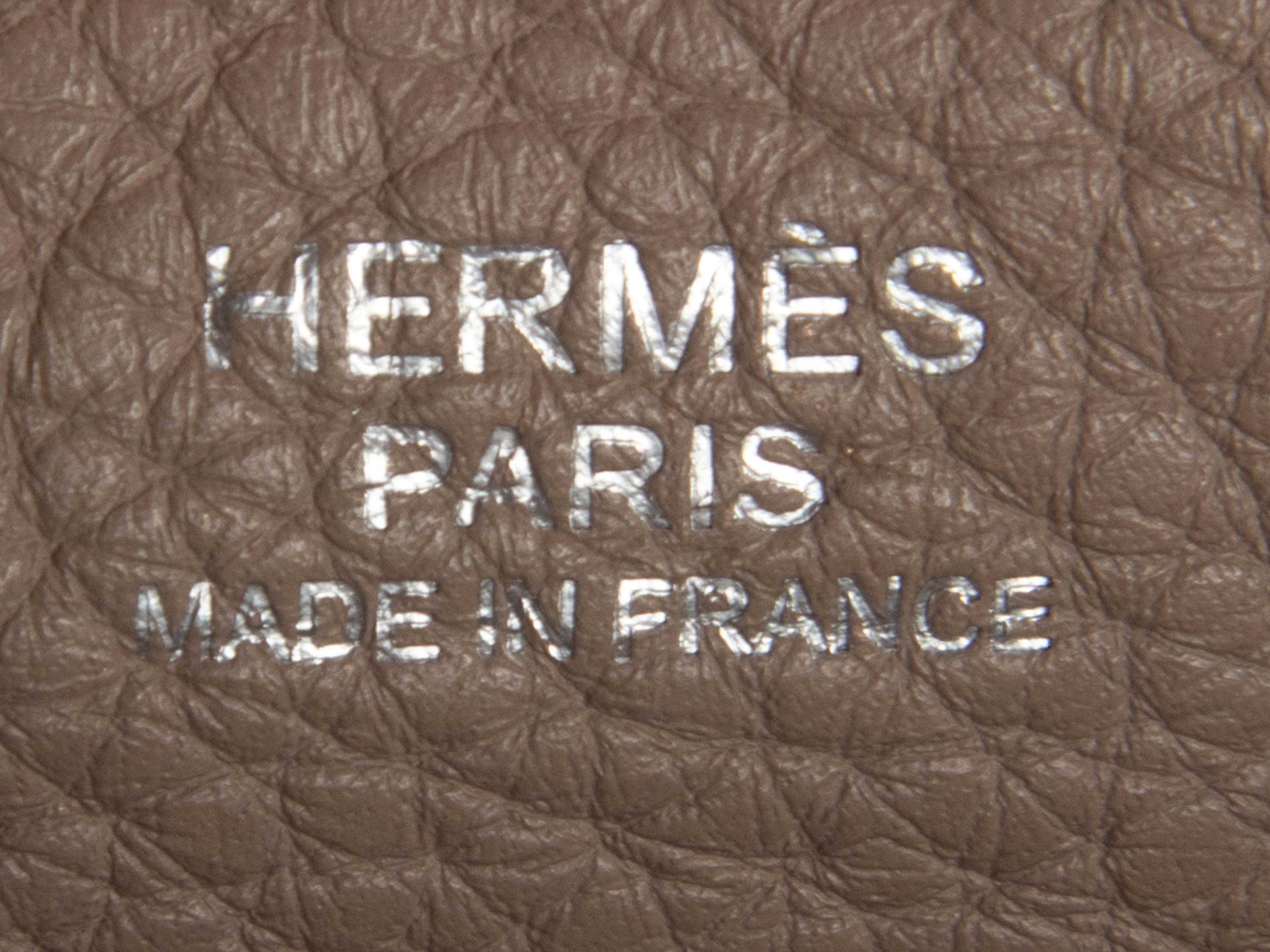 Hermès Atlas Weekender in Etoupe Togo Leather