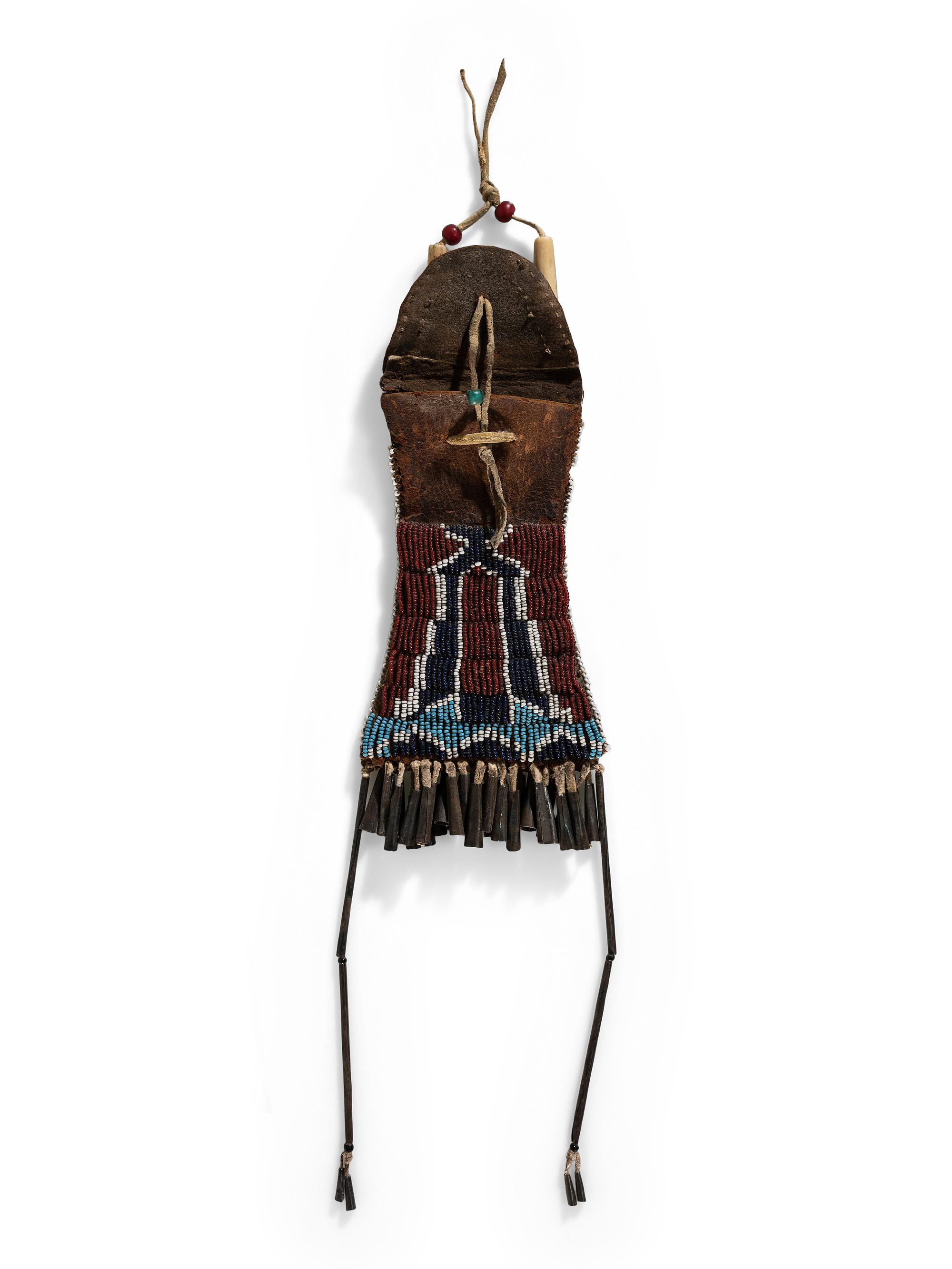 Kiowa Beaded Strike-a-Light Bag