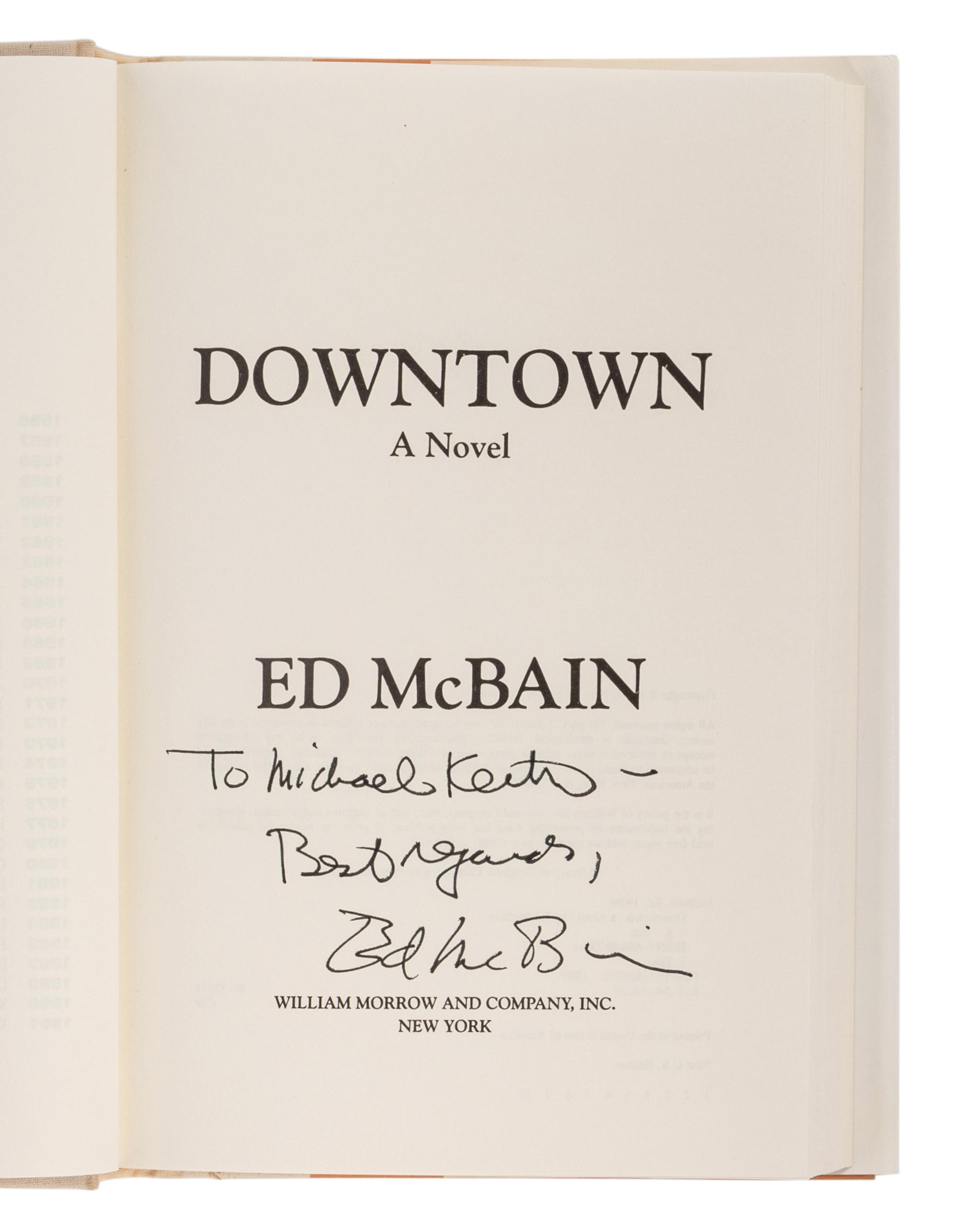 HUNTER, Evan (“Ed McBain”) (1926-2005). A group of 16 works by Hunter, MOST FIRST EDITIONS, MANY SIGNED OR INSCRIBED, comprising: