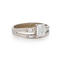 EMERALD CUT DIAMOND RING