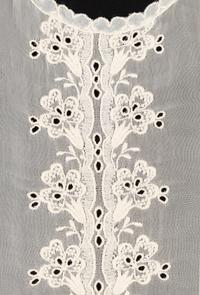 Collection of Four Sleeves, One Shawl, and One Dickey, 1840-90