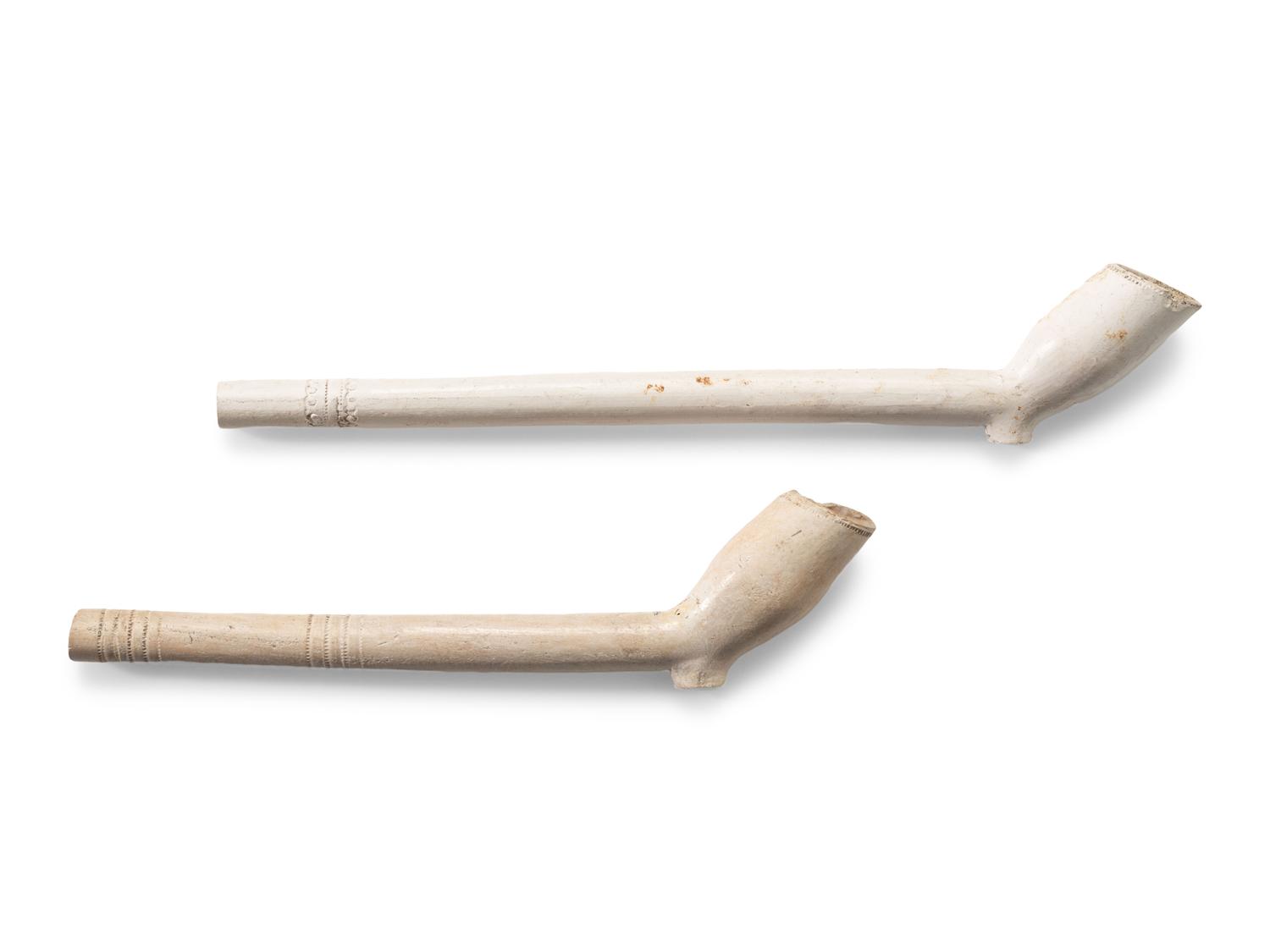 Dutch Clay Trade Pipes, Found at Fort Orange, Albany, New York
