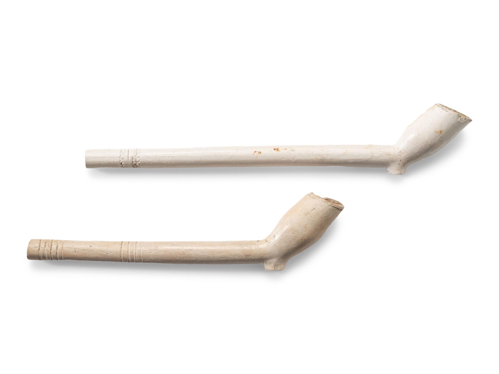Dutch Clay Trade Pipes, Found at Fort Orange, Albany, New York