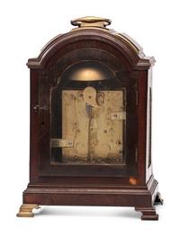 A George III Brass Mounted Mahogany Bracket Clock