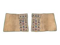 Crow Beaded Hide Leggings