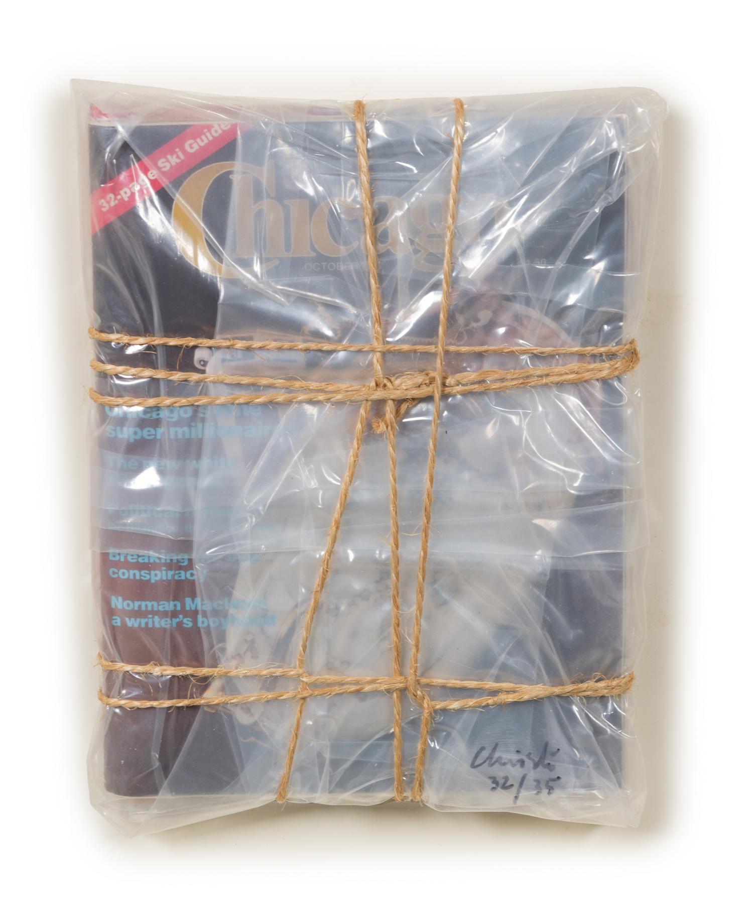 Christo and Jeanne-Claude, (Bulgarian, b. 1935), Wrapped Chicago Magazines, 1983