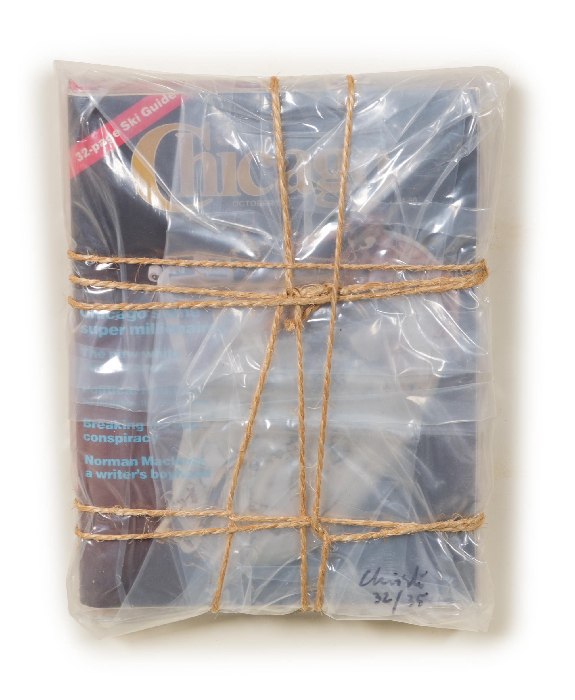 Christo and Jeanne-Claude, (Bulgarian, b. 1935), Wrapped Chicago Magazines, 1983
