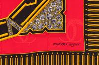 Collection of Five Cartier Scarves, 1980-2000s