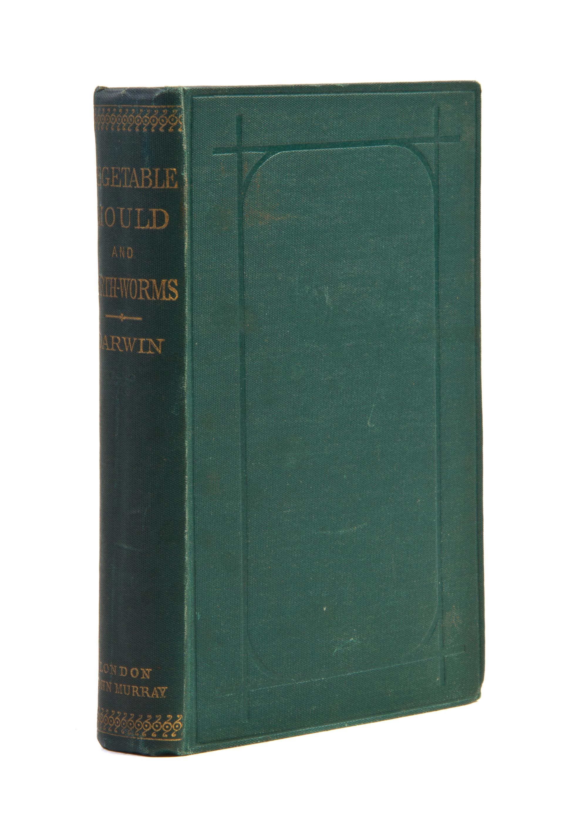 DARWIN, CHARLES. The Formation of Vegetable Mould... London, 1881. Third thousand.