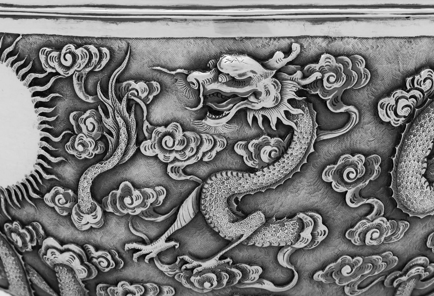A Chinese Export Silver Bowl