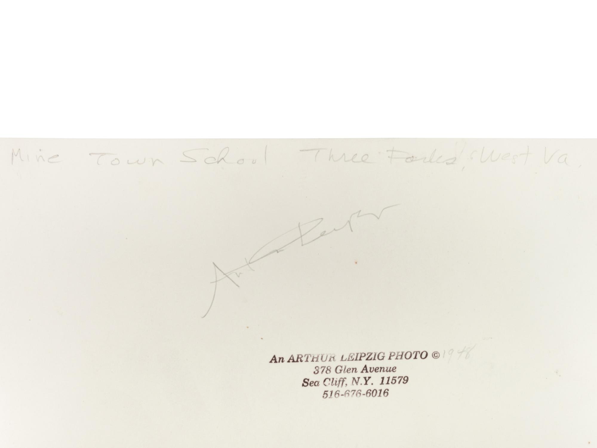 A group of four photographs ( Untitled (sleeping child) , 1950; TWU Rally Downtown , 1947; Three Forks, West Virginia, Mine School (with flag) , 1948; Mine Town School, Three Forks West Virginia (boy walking through gate) , 1948)