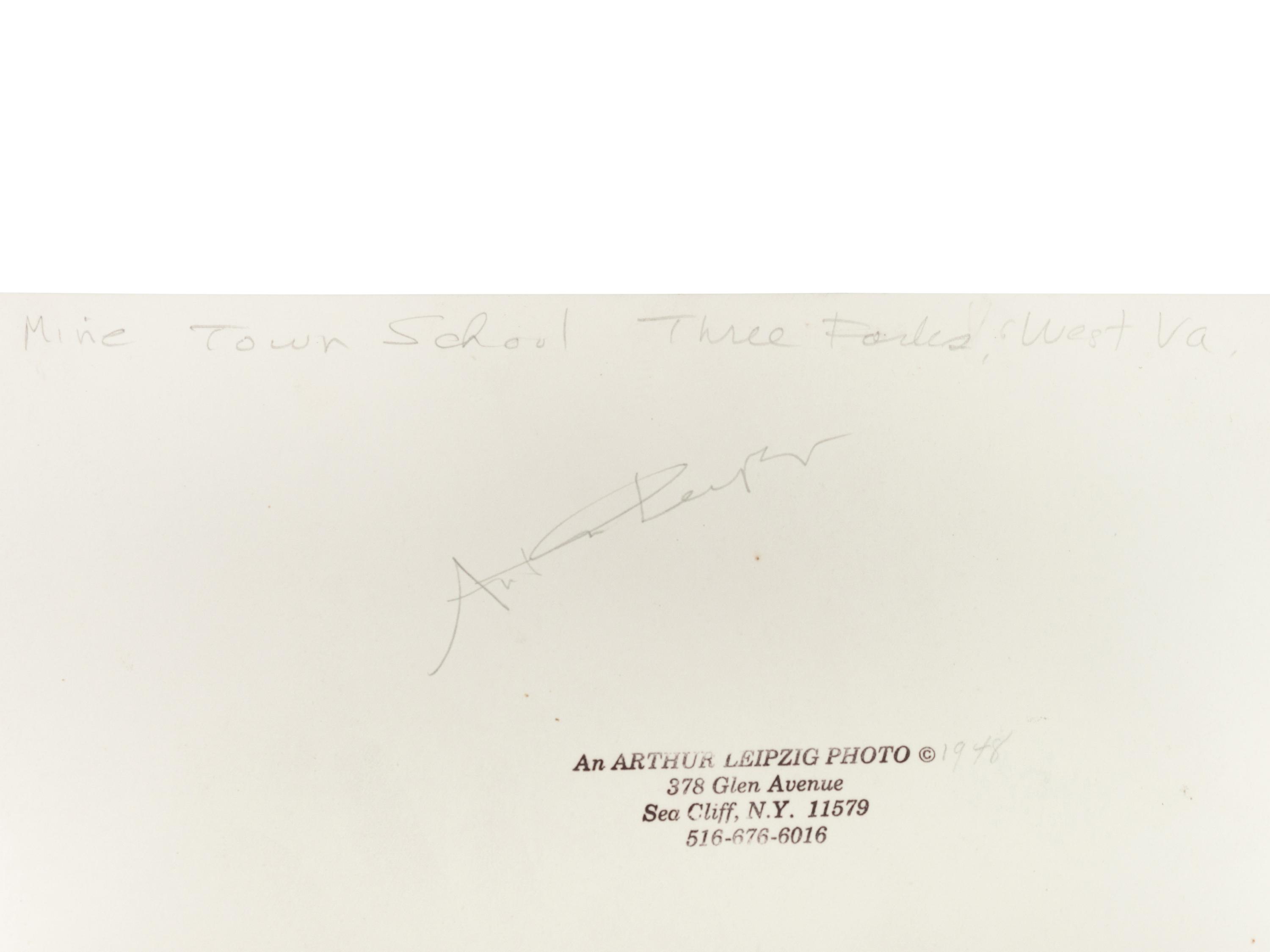 A group of four photographs ( Untitled (sleeping child) , 1950; TWU Rally Downtown , 1947; Three Forks, West Virginia, Mine School (with flag) , 1948; Mine Town School, Three Forks West Virginia (boy walking through gate) , 1948)