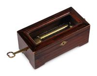 An Austro-Hungarian Keywind Glass Top Music Box