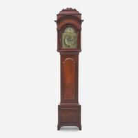 A Chippendale carved mahogany tall case clock Works by Thomas Pearsall (1744-1825), New York, circa 1760