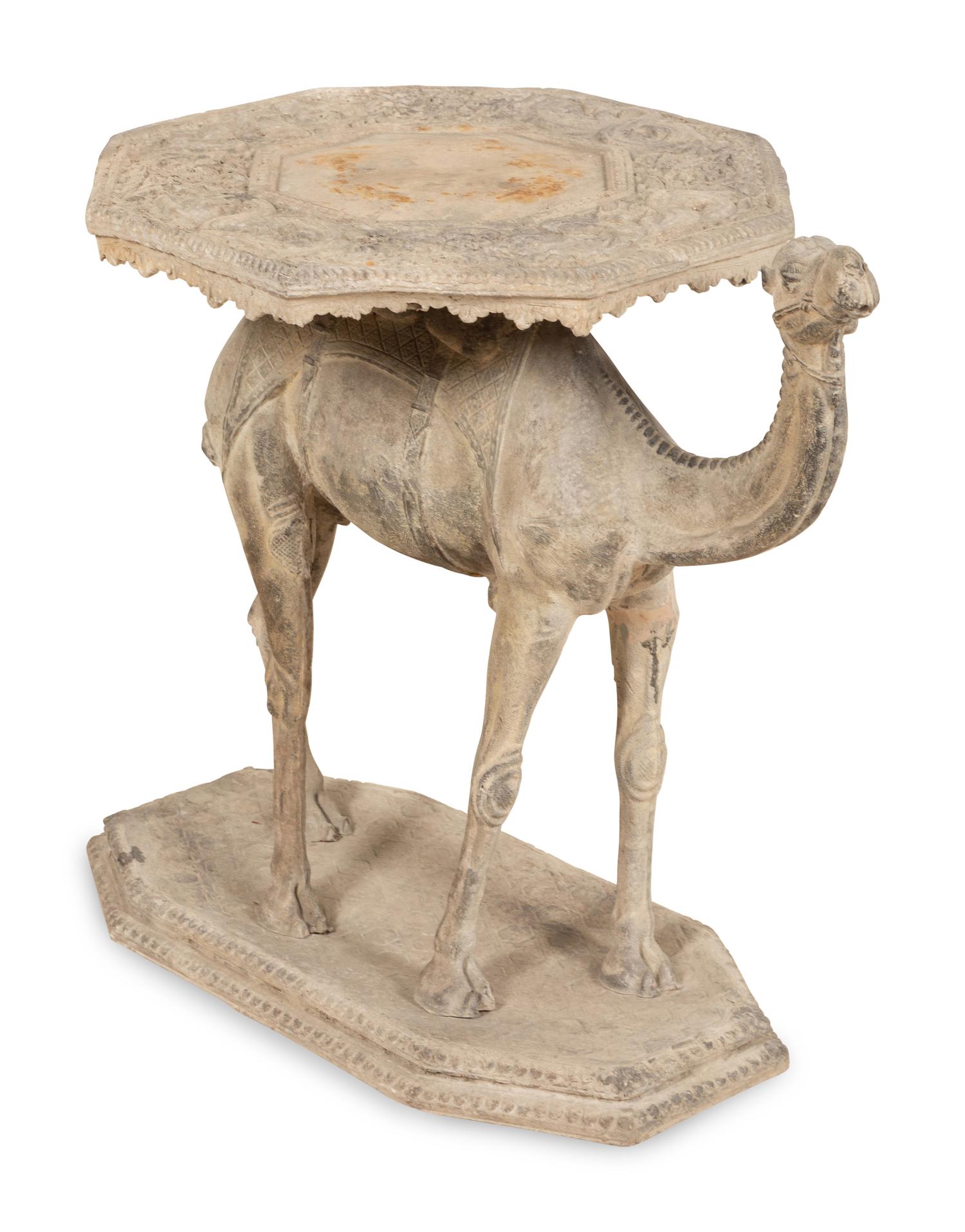 Two Syrian Camel Side Tables