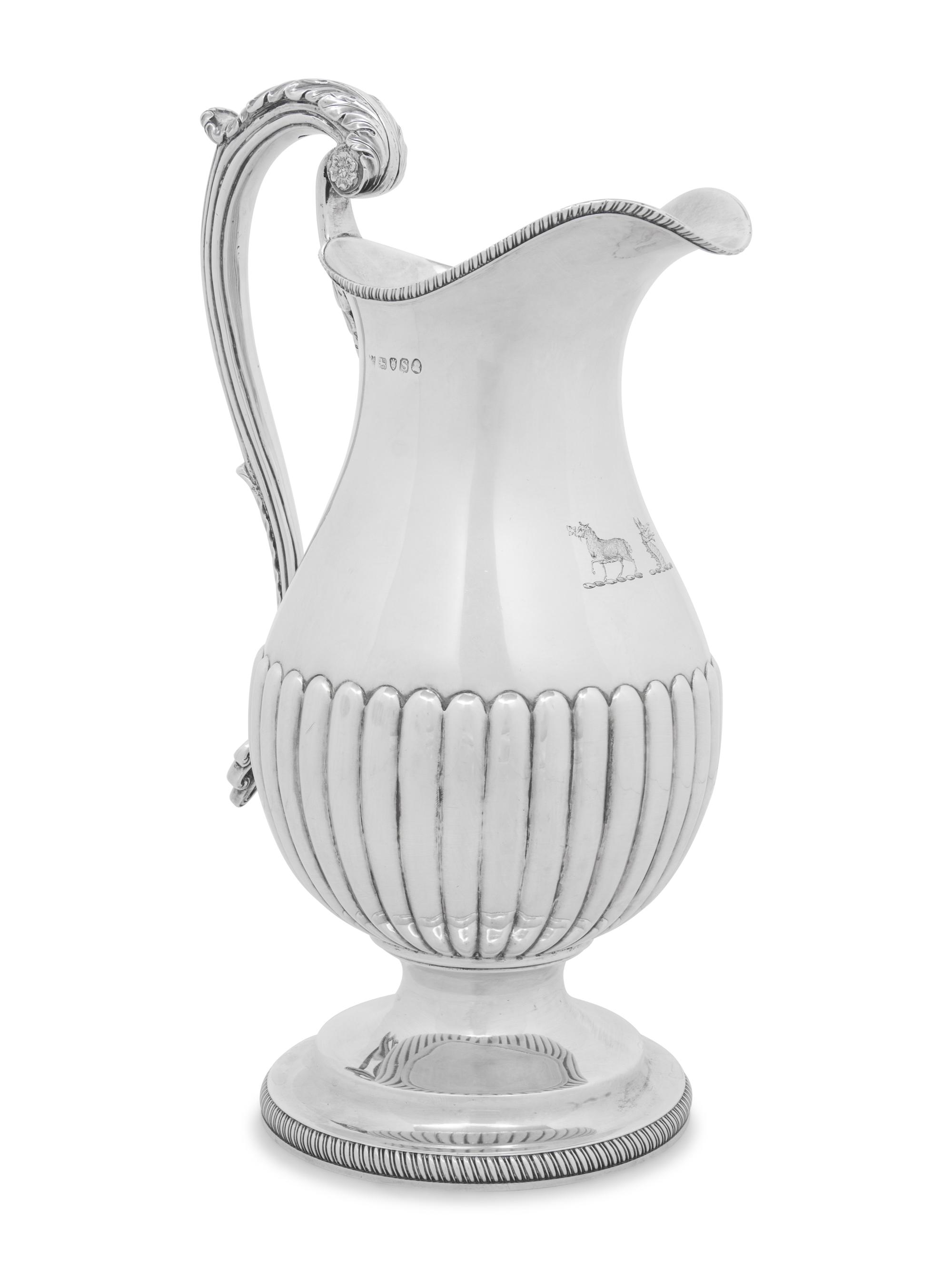 A George III Silver Beer Jug