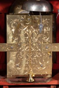 An English Lacquered Bracket Clock, Robert Ward