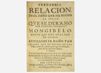 [Natural History] Miranda, Thome de Dios: Verdadera Relacion, de el dano que ha Hecho el Fuego que se Deramo del Bolcan, Llamado Mongibelo...