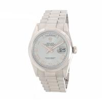 Rolex, Ref. 118206, Platinum 'Day-Date' Watch, with Box