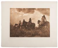 CURTIS, Edward (1868-1952). Group of 22 photogravures, most from portfolio 1 of The North American Indian.