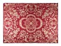 A Large Embroidered Silk Panel or Bed Cover