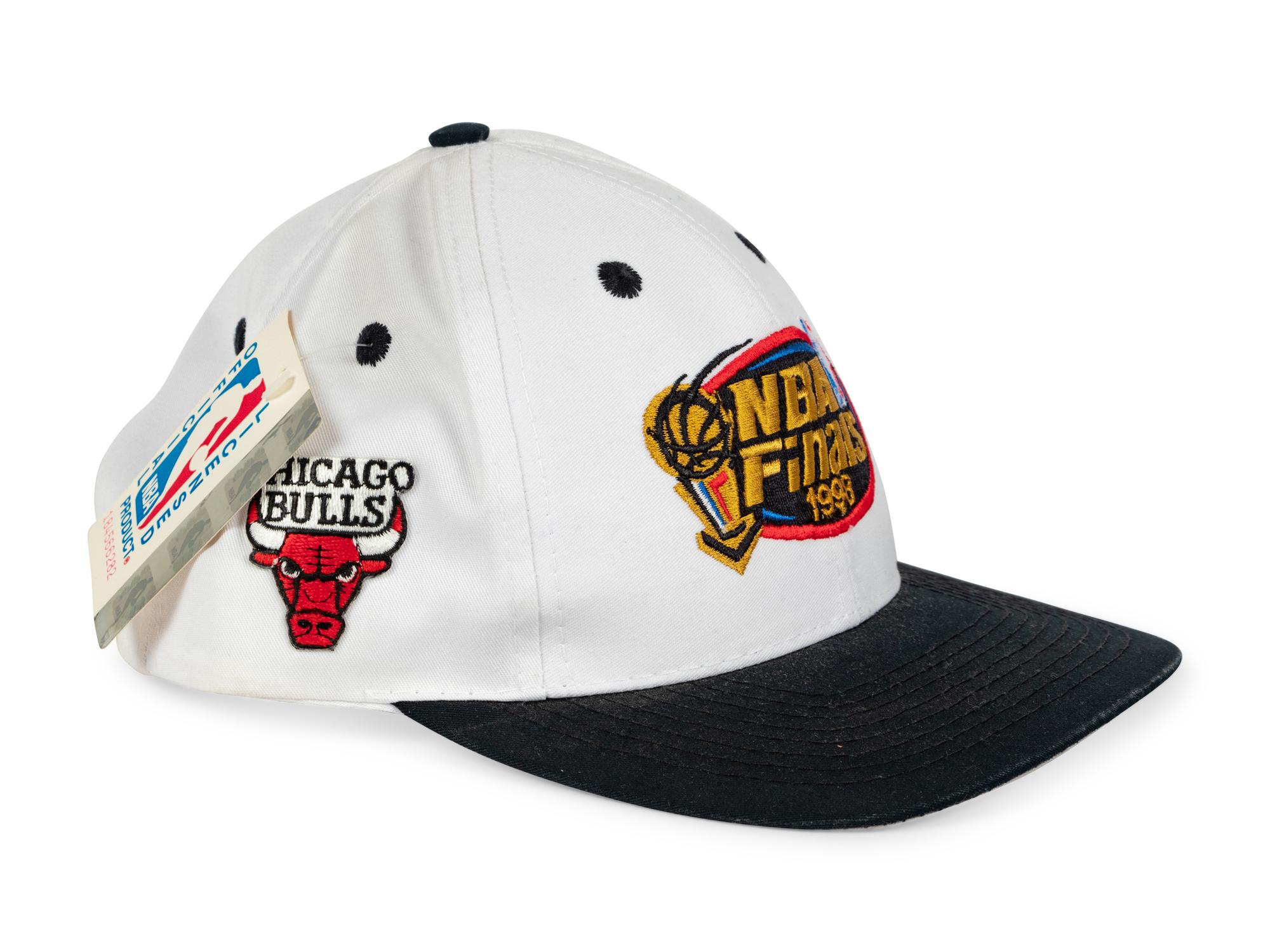 A Michael Jordan Signed Autograph 1998 NBA Finals Hat Cap, Jordan's Last Championship (Beckett Authentication Series BAS Certified),