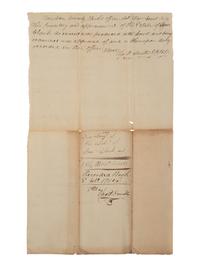 [ENSLAVEMENT & ABOLITION]. A group of 6 estate documents listing individual enslaved persons, most by name. Bourbon County, KY, 1815-1829.