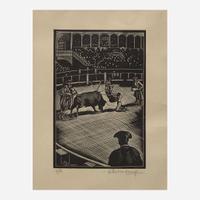 Henrik Glintenkamp (American, 1887-1946) A group of Four (4) Woodcuts
