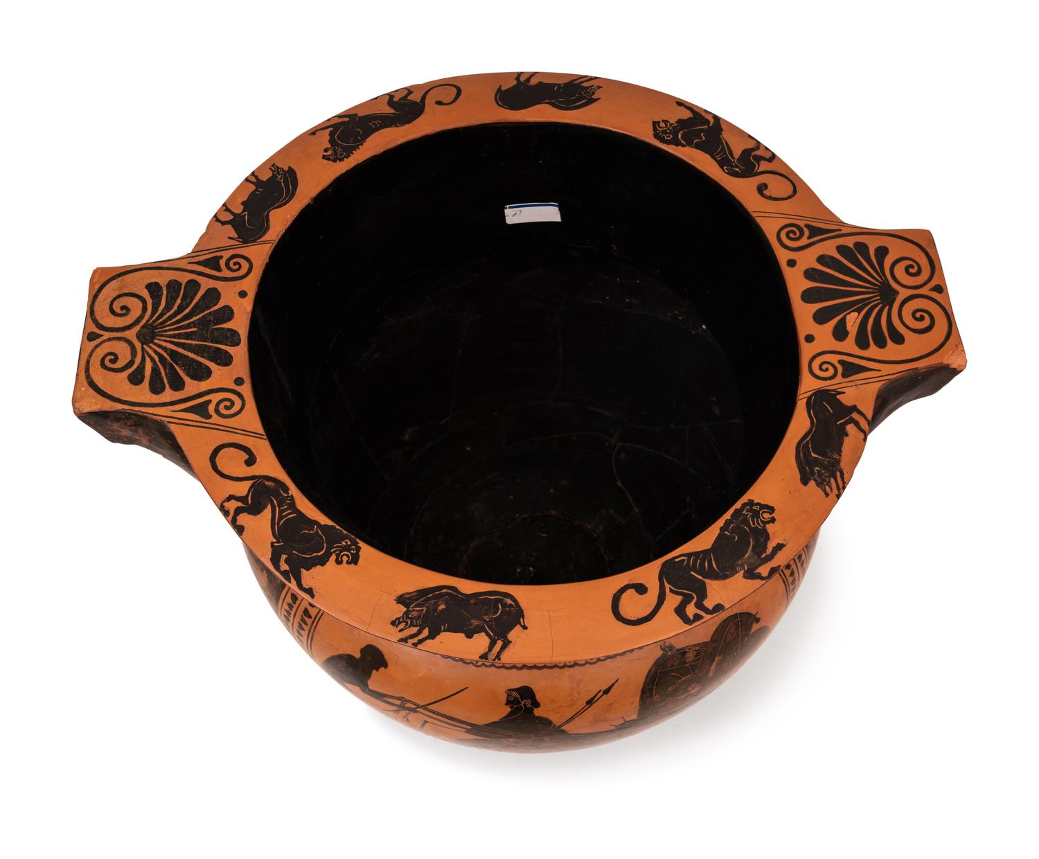 An Attic Black-Figured Column-Krater