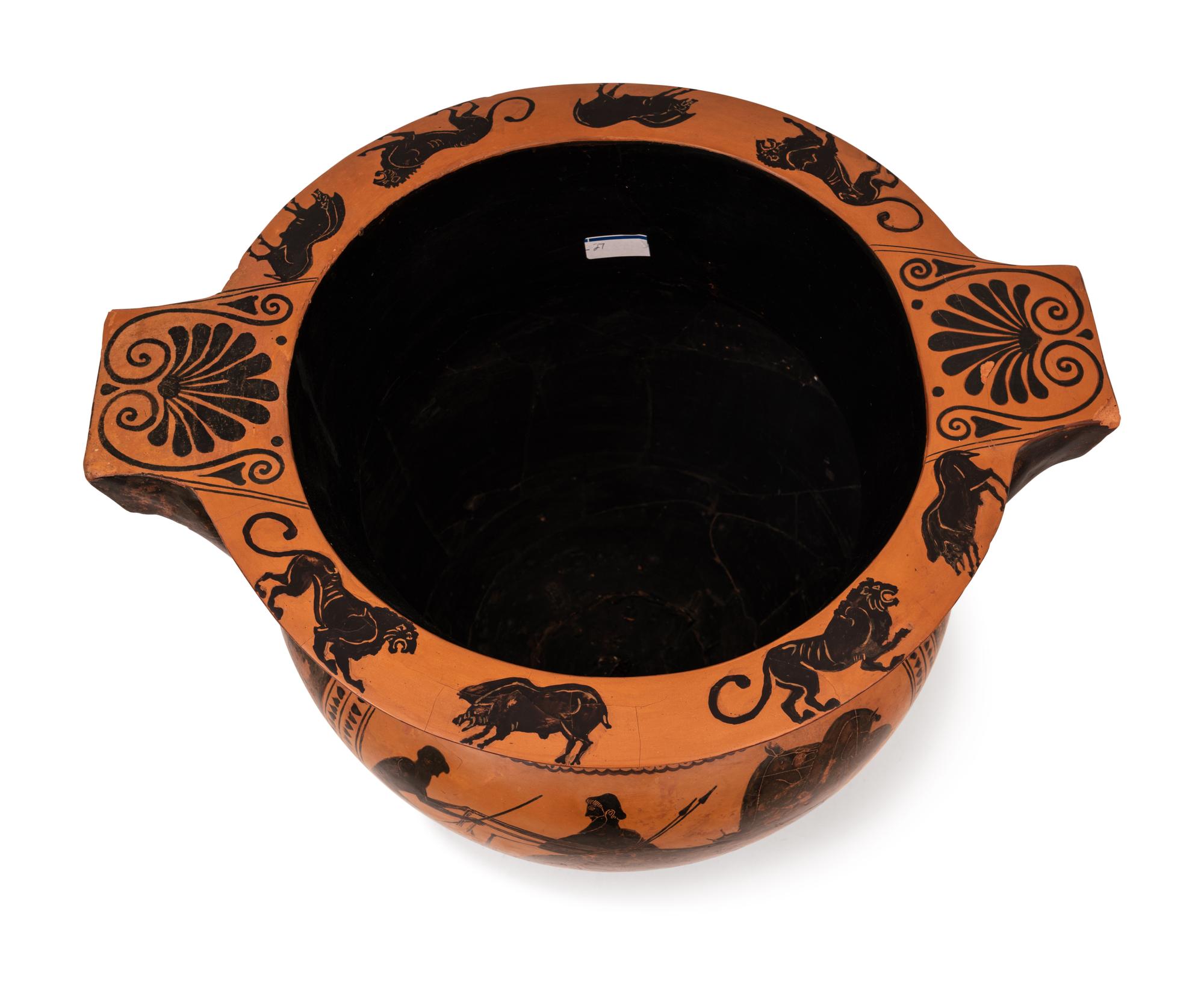An Attic Black-Figured Column-Krater