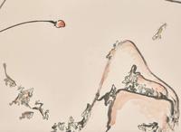 Ding Yanyong (Chinese, 1902-1978), Lotus and Frogs, 1976 丁衍庸(中國 1902-1978) 蓮塘蛙聲 丙辰年 1976