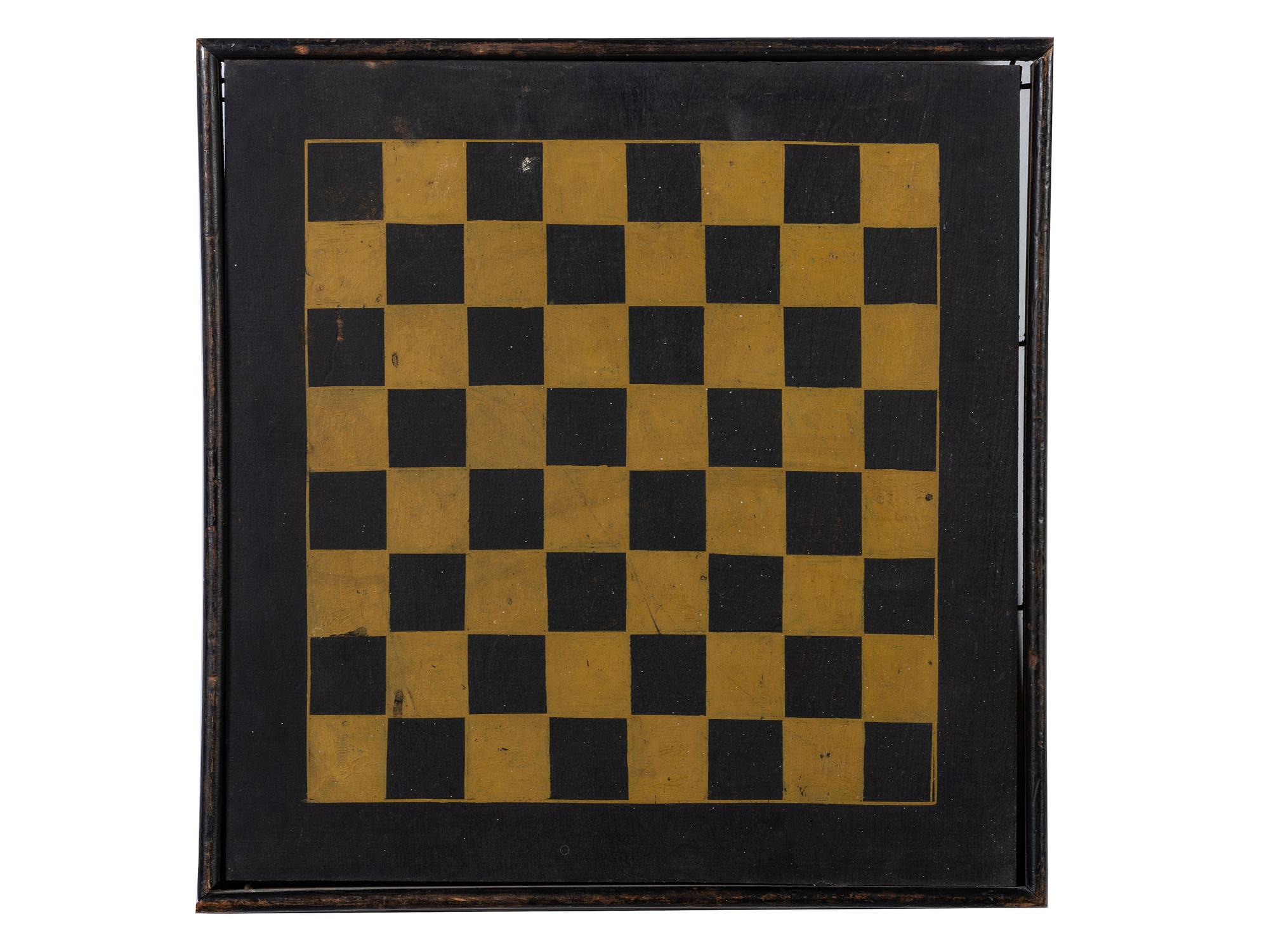 Four Paint Decorated Game Boards