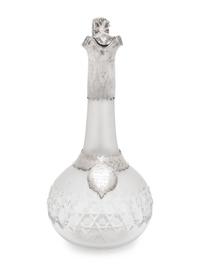 A Victorian Silver-Plate and Cut Glass Presentation Claret Jug of Rowing Interest